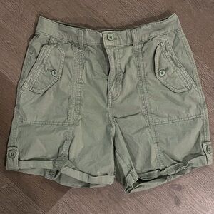Olive Green Women's Shorts